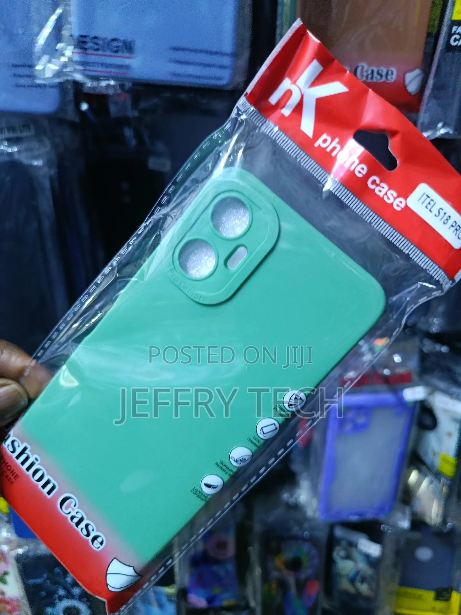 Soft Tpu Back Cover Is a Phone Case Designed for the Itel S18 Pro.