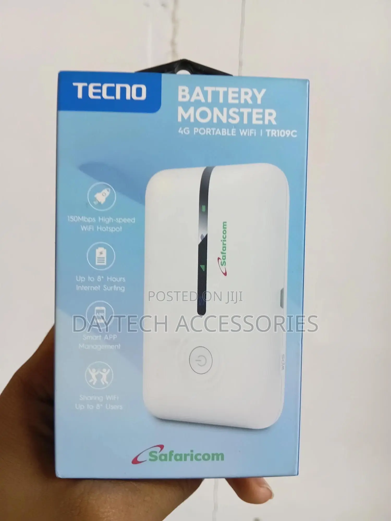 This Is a Tecno Tr109c 4g Portable Mobile Wi-Fi Hotspot Router.