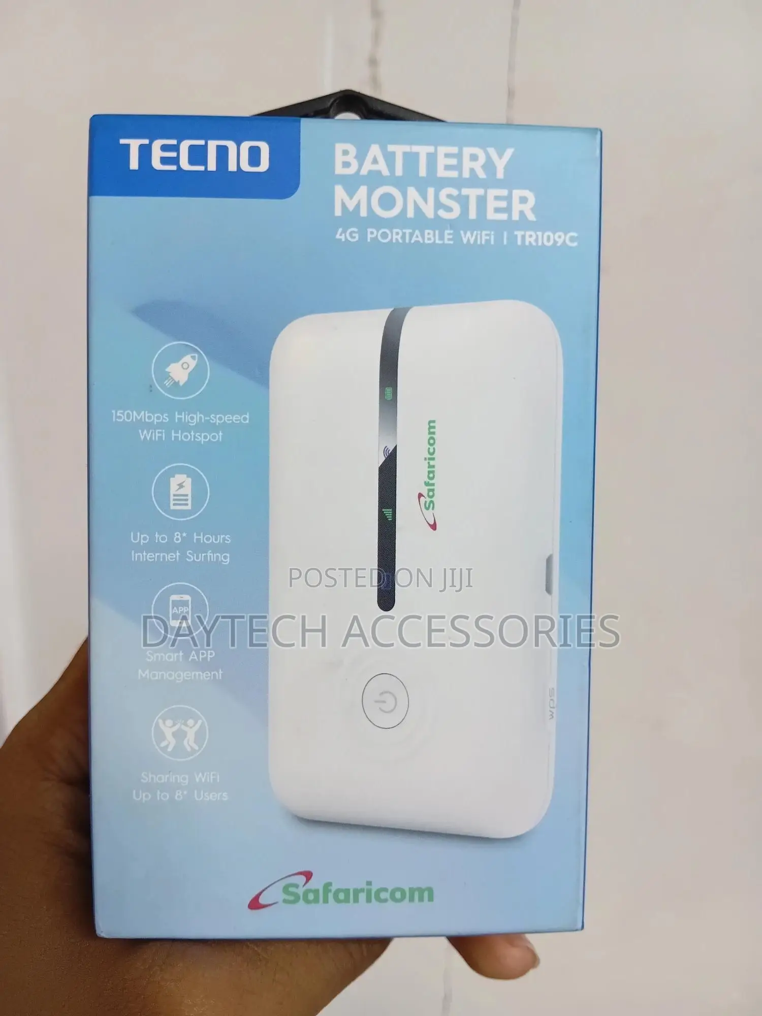 Tecno 4g Mifi Router Unlocked to All Networks - White