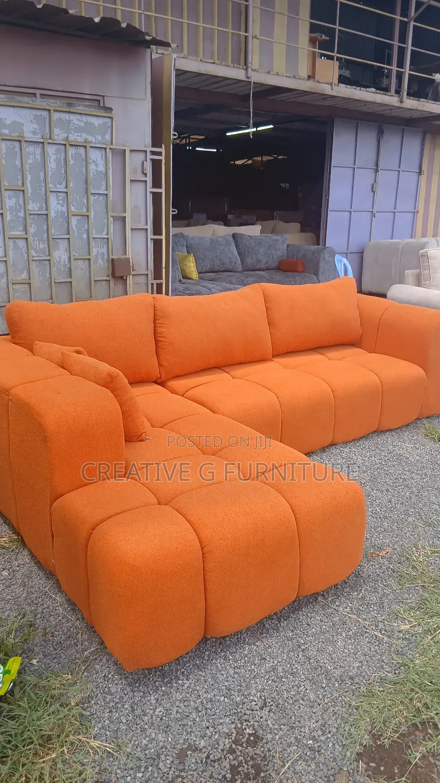 Luxury L-shape 6-seater Sofa – Modern Comfort Elegance!