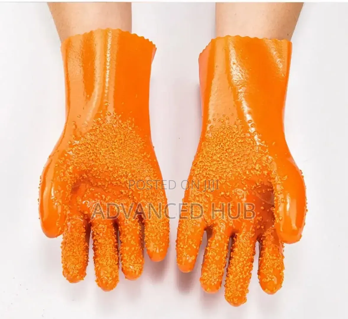Hard Silicone Latex Studded Gloves