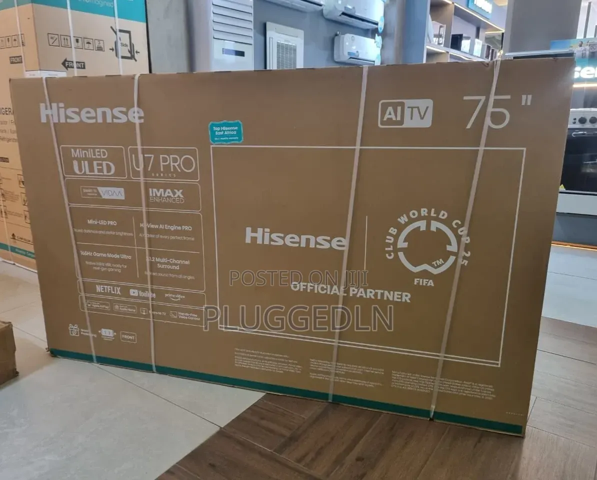 Hisense 75 Smart Uhd Uled Mini-Led U7 Series-165hz Processor