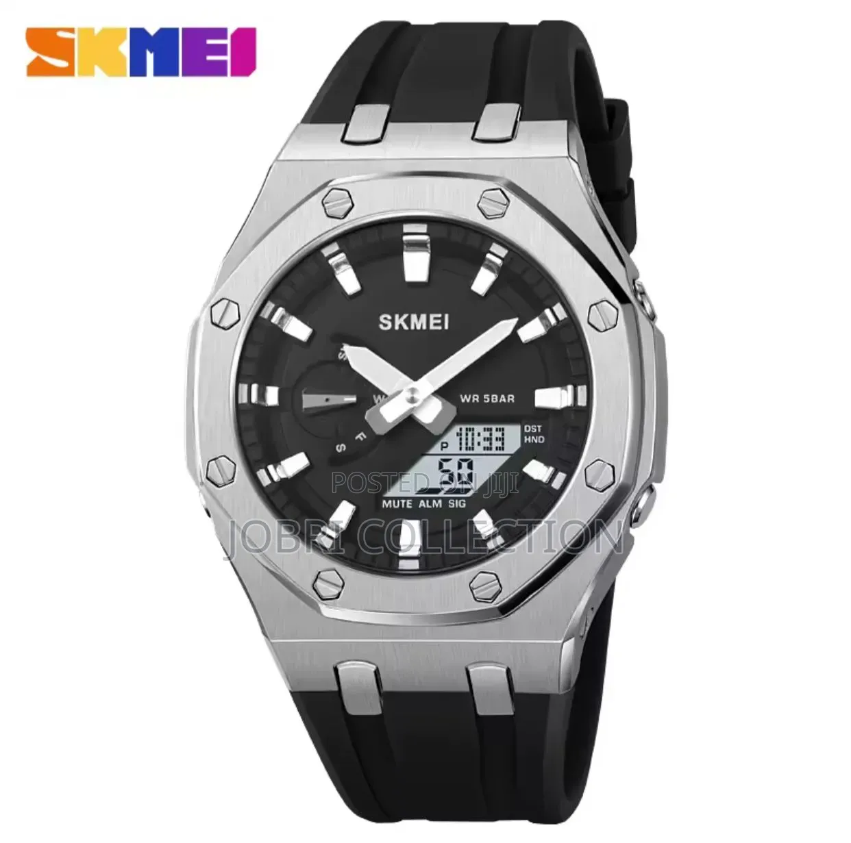 Skmei Silver Face Gents Wrist Watch