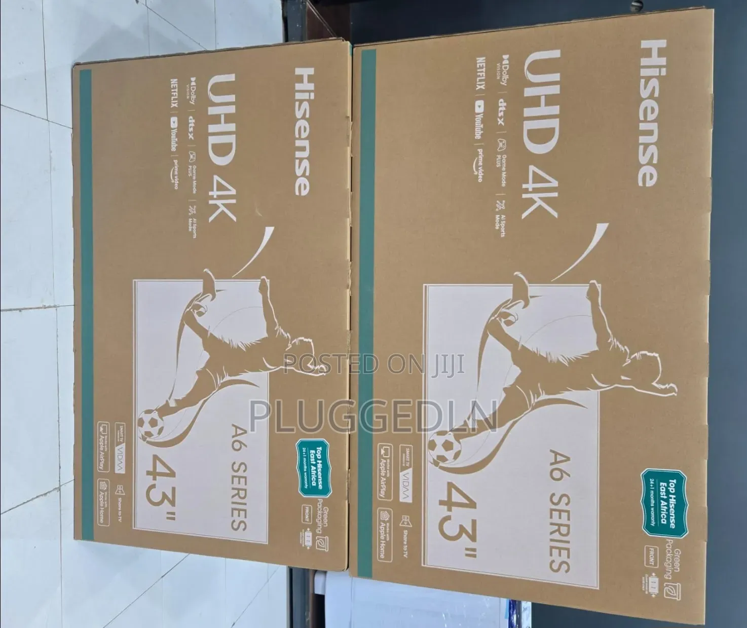 Hisense 43 Smart Uhd Frameless (A6 Series) Tv.
