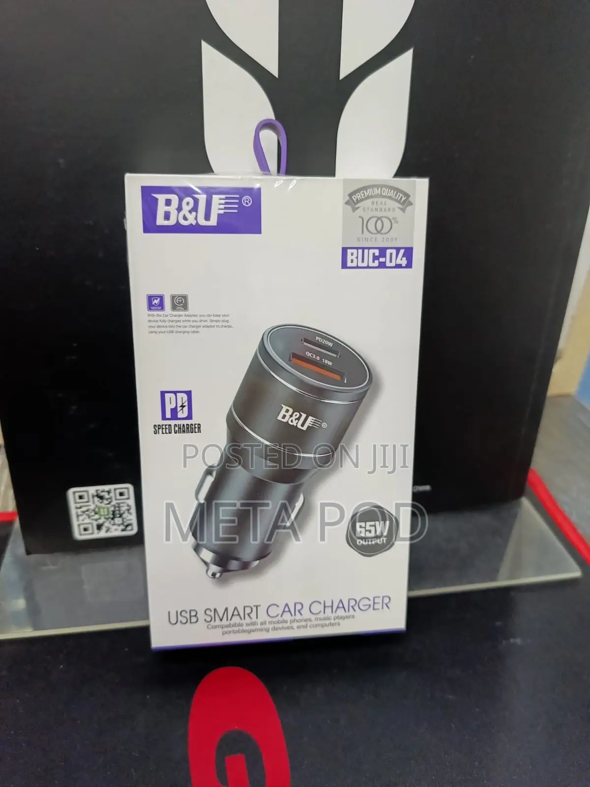 B U 65w Usb Car Charger