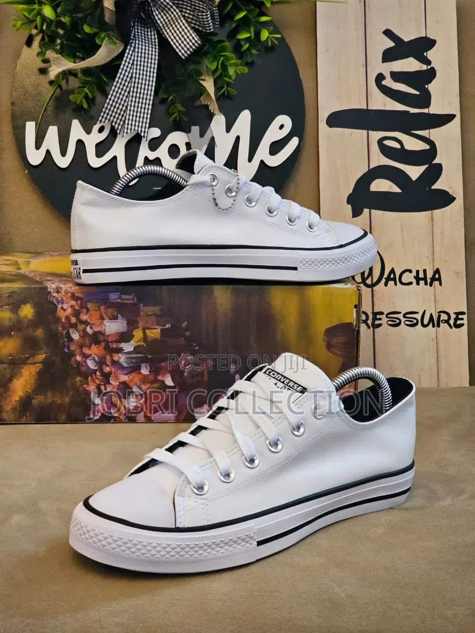 Genuine Leather Converse