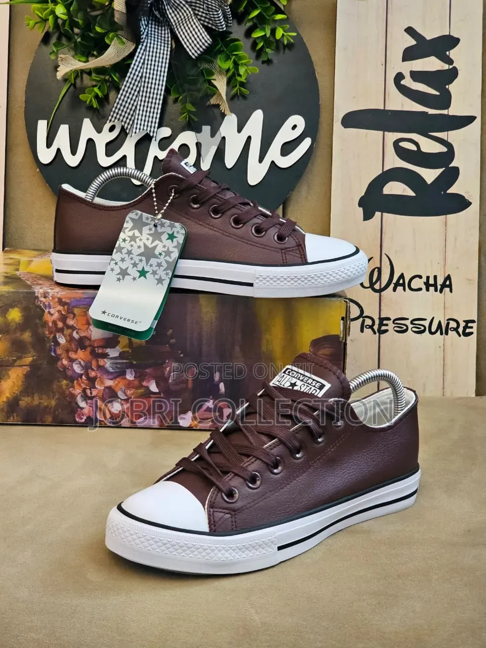 Genuine Leather Converse