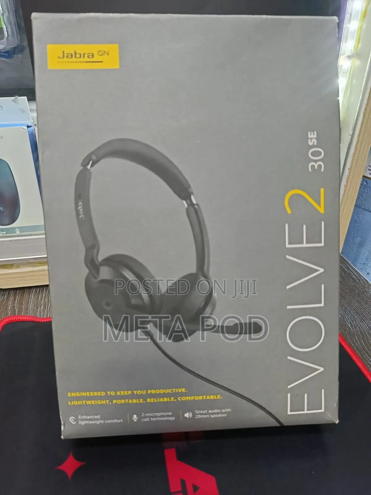 Jabra Evolve2 30 Se Usb-A, Ms Stereo Wired Headset