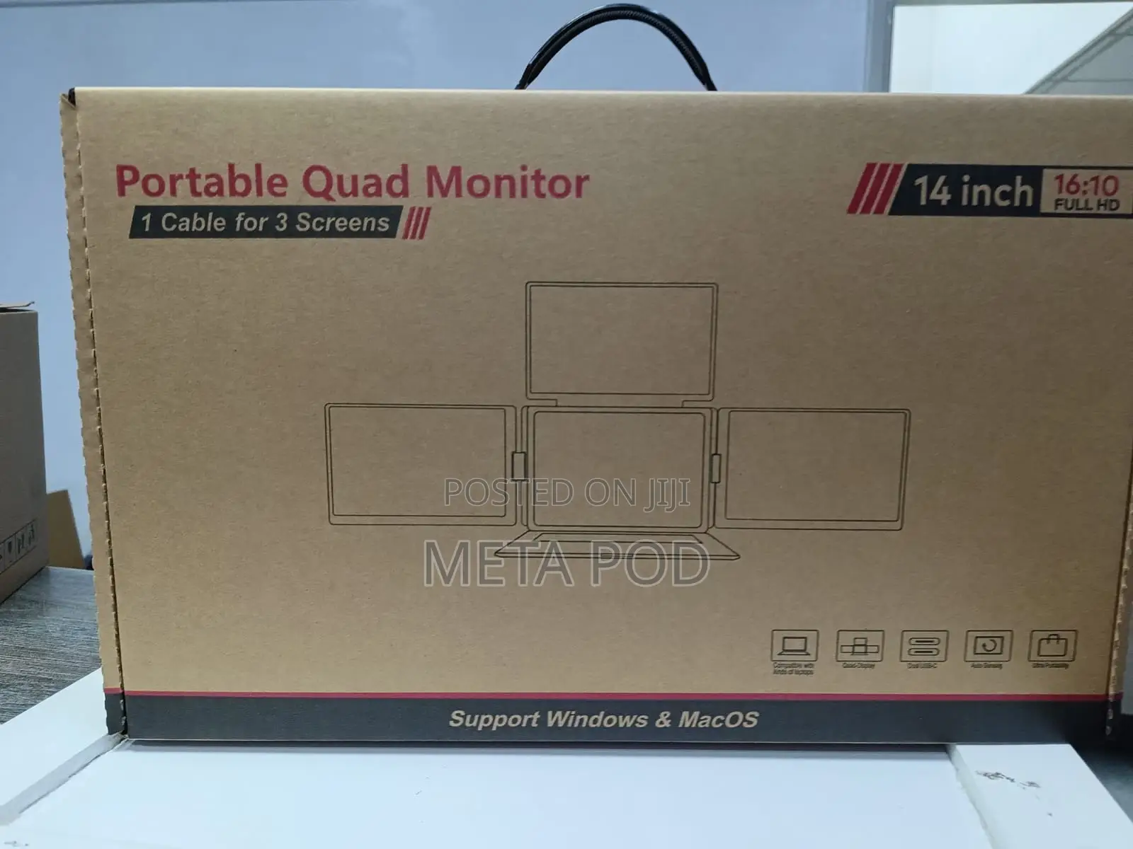 Vtouch Portable Quad Screen Extender