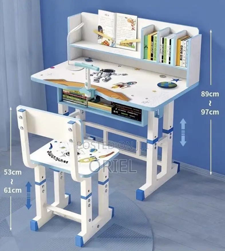 Kids Furniture : Adjusted Kids Writing Study Desk Chair