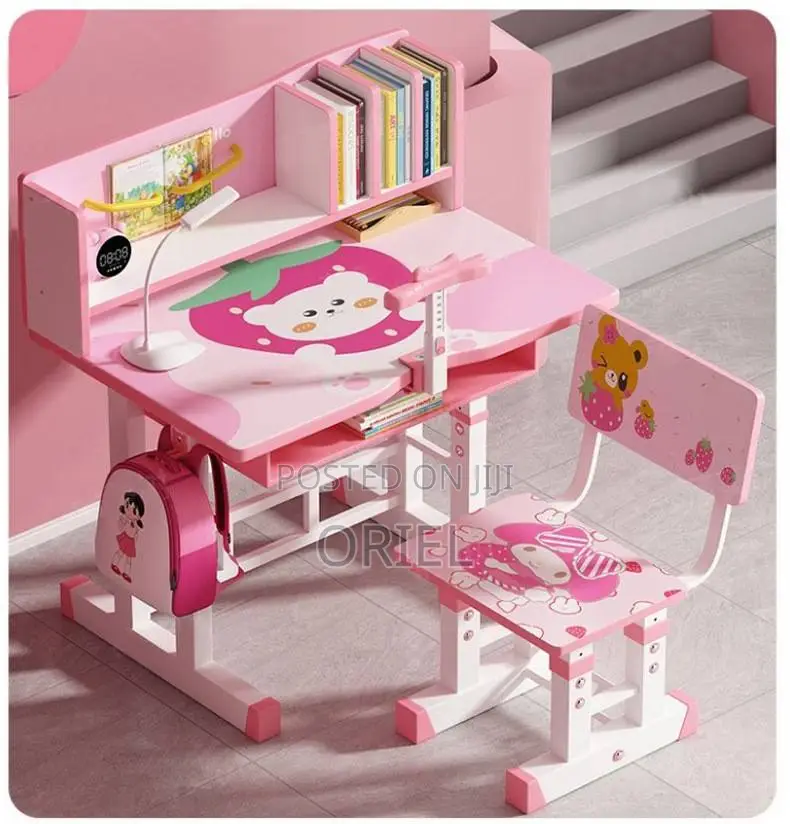 Kids Furniture : Adjusted Kids Writing Study Desk Chair