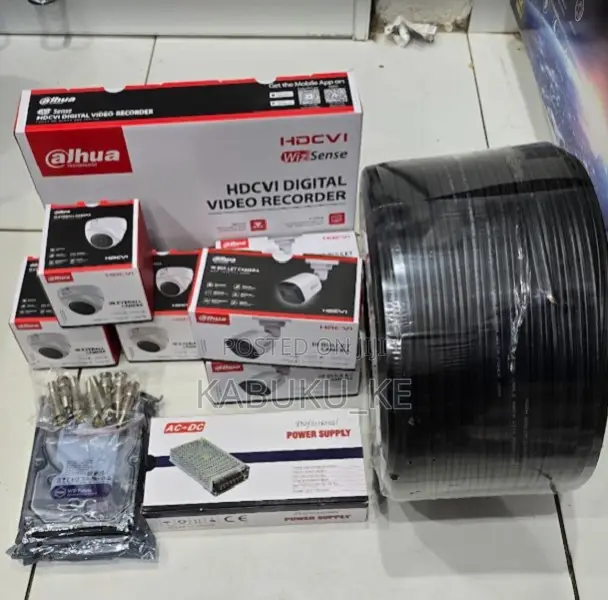 Dahua Full Hd 2mp 4 CCTV Cameras 4ch Hd DVR Kit With Hard Disk