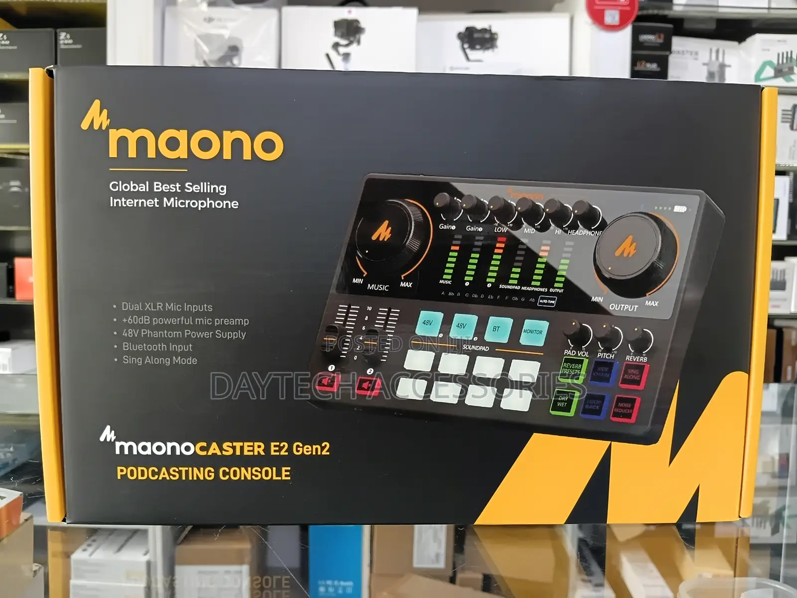 Maono Maonocaster E2 Gen2 Audio Mixer Console For Podcast Streaming