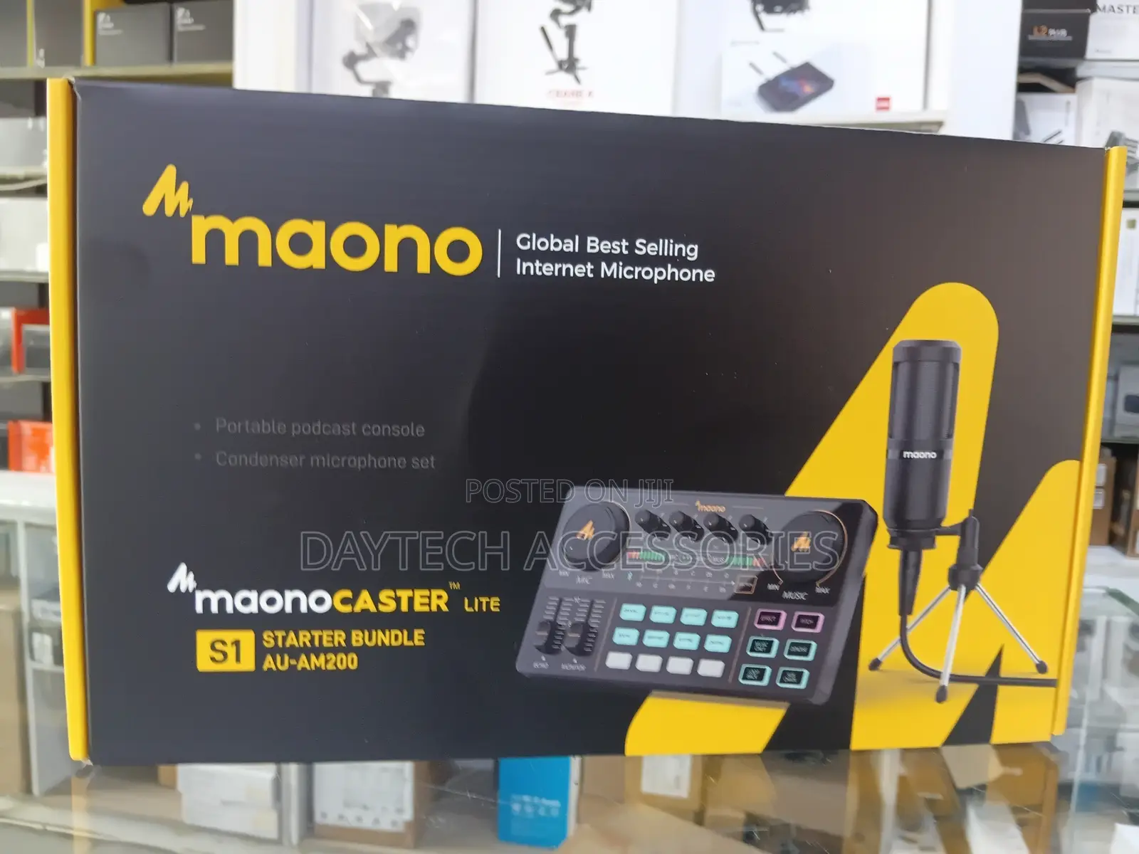 Maono Au-am200-s1 All-in-one Podcast Mixer Studio With Microphone