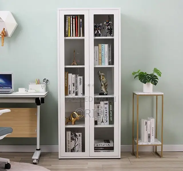 Office Cabinet : Office Full-glass 2-door Filling Cabinet