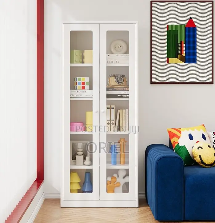 Office Cabinet : Office Full-glass 2-door Filling Cabinet