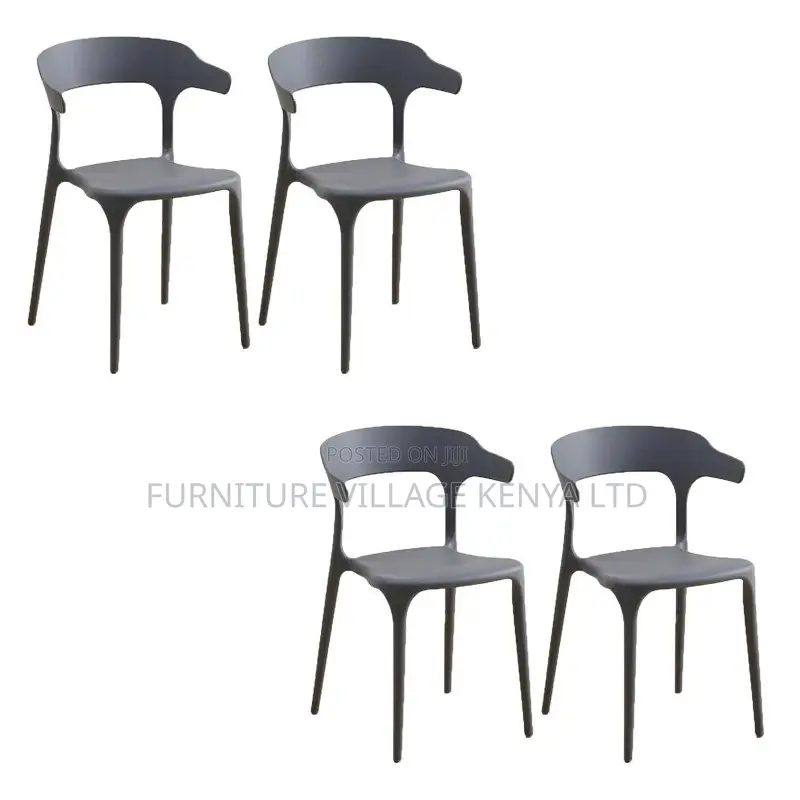 Dining Chair; Indoor-Outdoor Chair Stacking Dining Armless Side Chair
