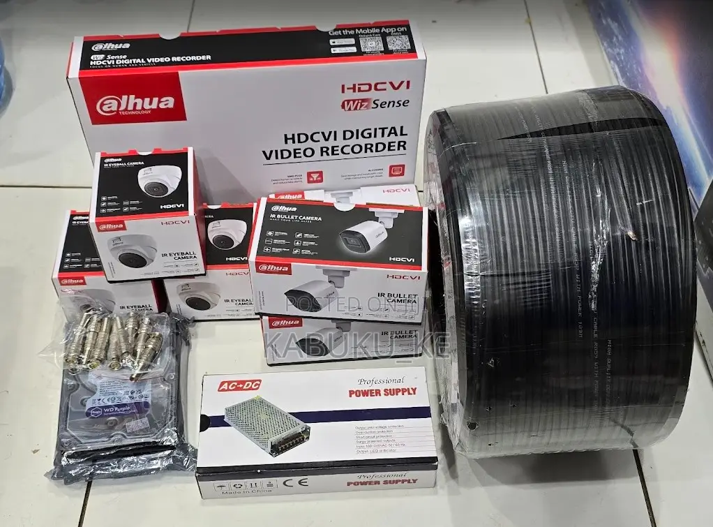 Dahua 4 Camera Security Kit 4ch DVR Ready Surveillance Pack