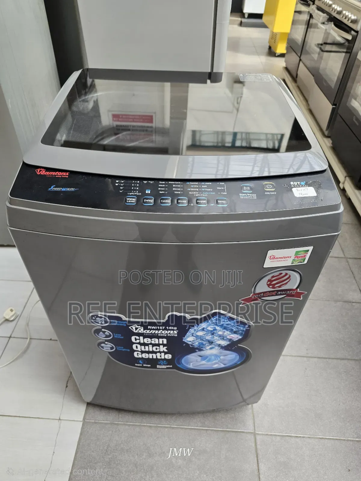 Ramtons 14kg Topload Fully Automatic Washing Machine