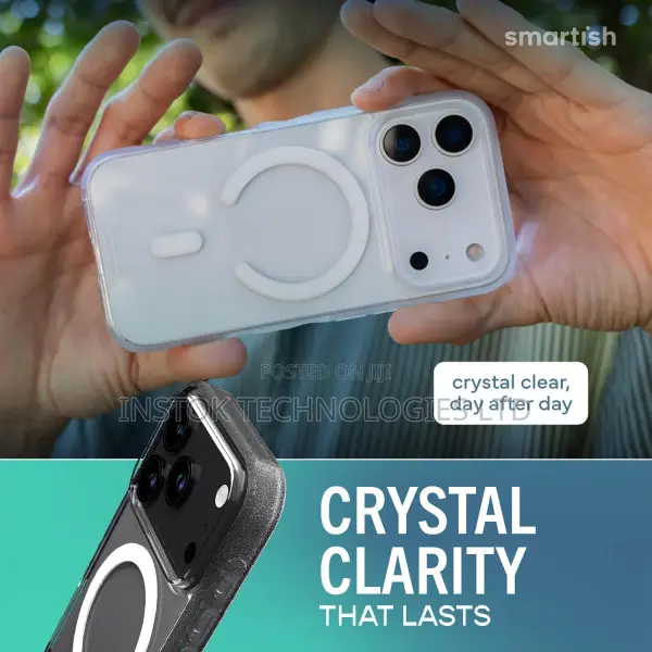 Smartish Gripmunk Magsafe Clear Case for iPhone 17 Pro