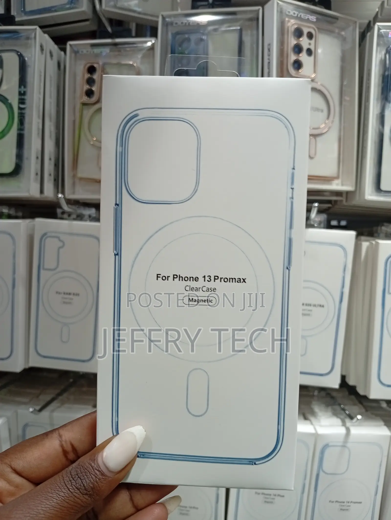 Clear Magnetic Protective Case for Apple iPhone 13 Pro Max