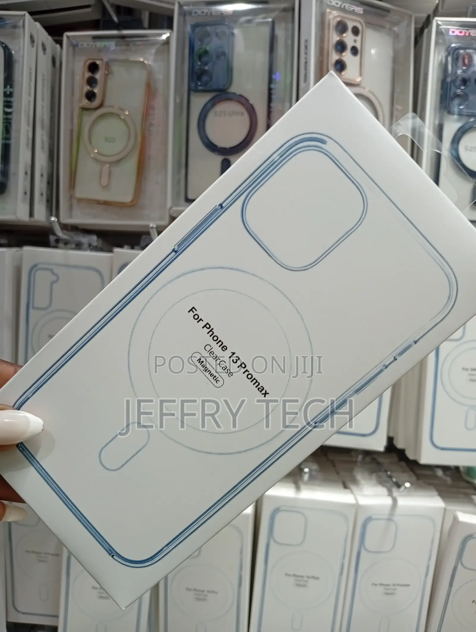 Clear Magnetic Protective Case for Apple iPhone 13 Pro Max