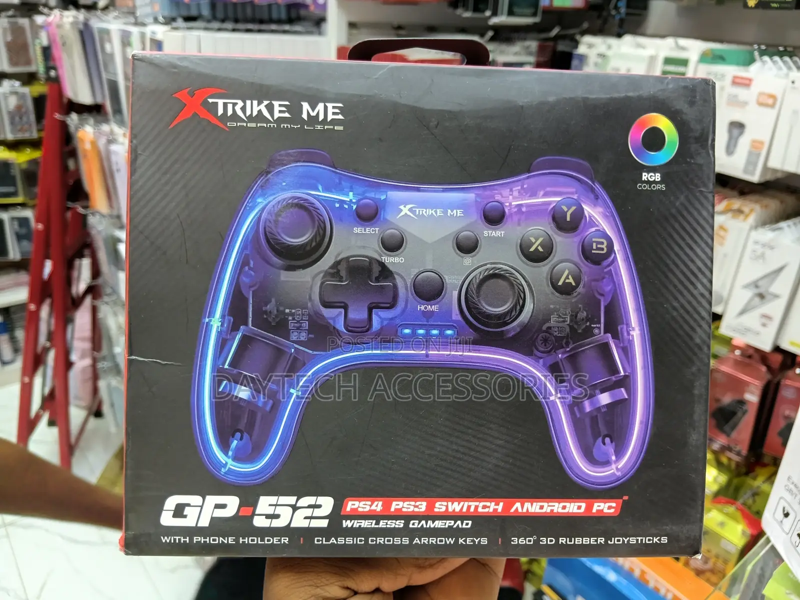 Xtrike Me Gp-52 Wireless Mobile Gamepad Designed For Gaming.