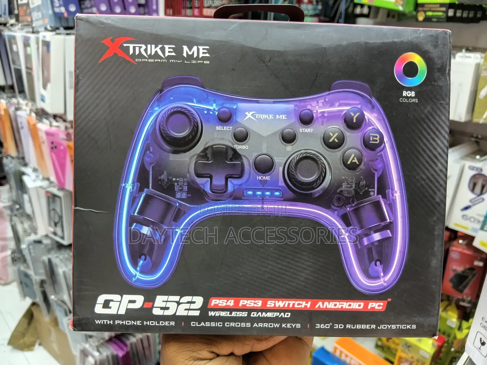 Xtrike Me Gp-52 Wireless Mobile Gamepad Designed For Gaming.