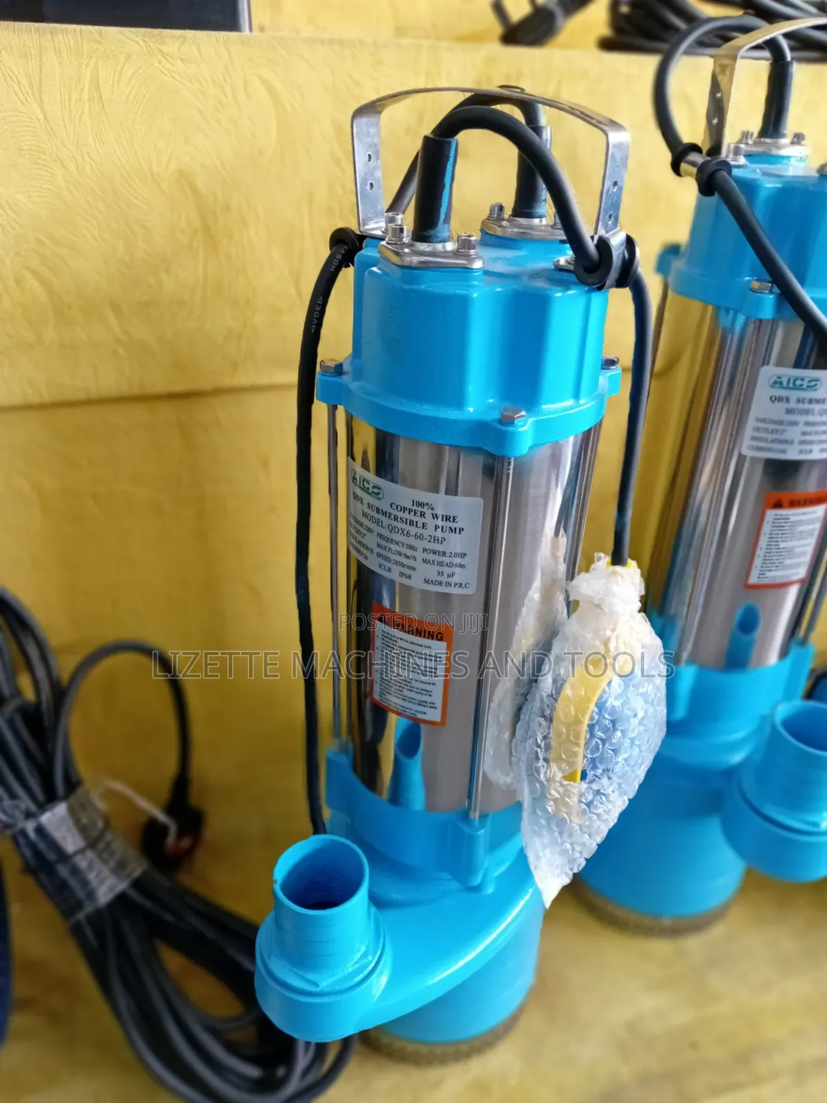 Aico Japan 2hp Shallow Well Submersible Pump 60m Head Qdx6- 60