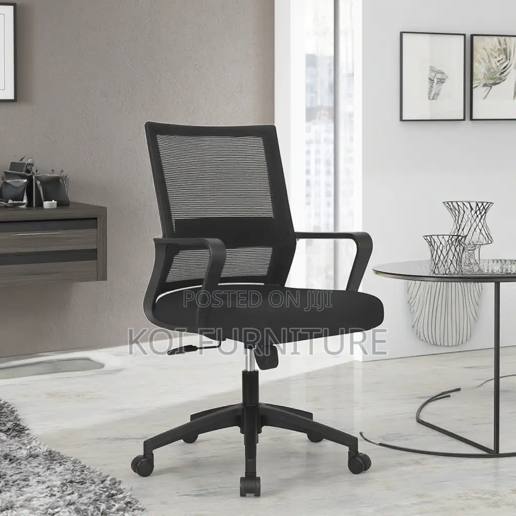 Office Chair : Medium Back Captain Mesh Office Chairs