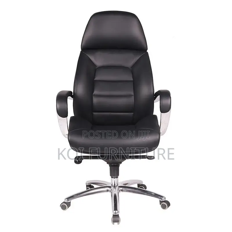 Office Chair : MRC Boss High-Back Leather Executive Office Chair I