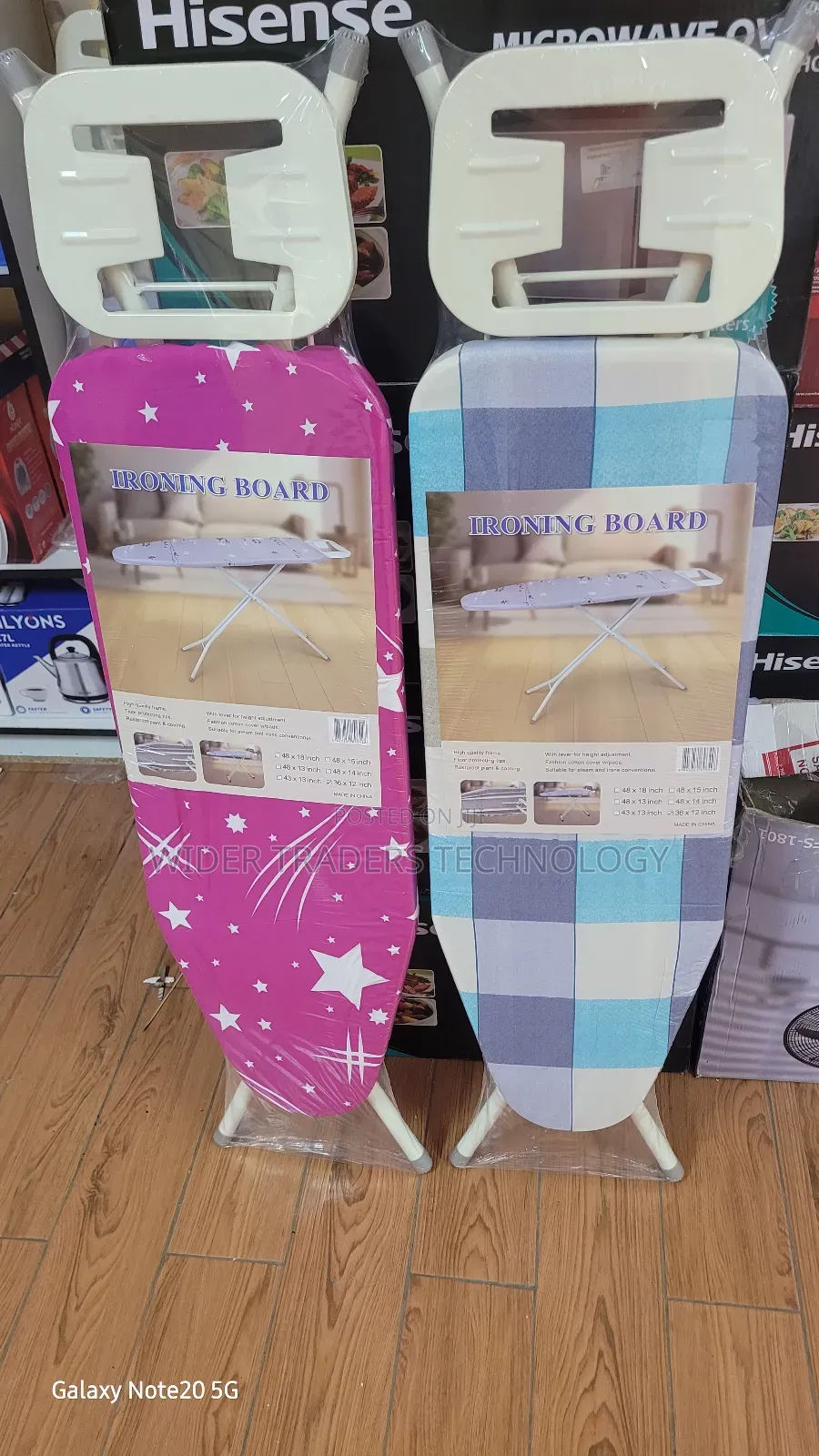 Portable Metallic Ironing Board