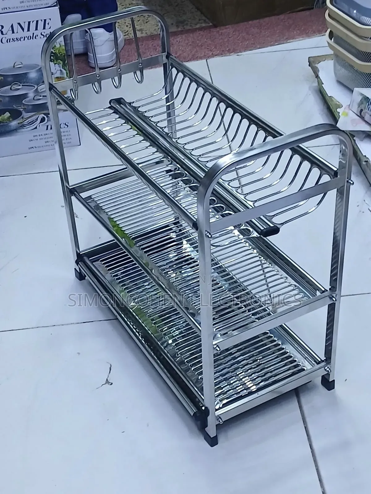 Heavy Duty Aluminium Kitchen Dish Rack