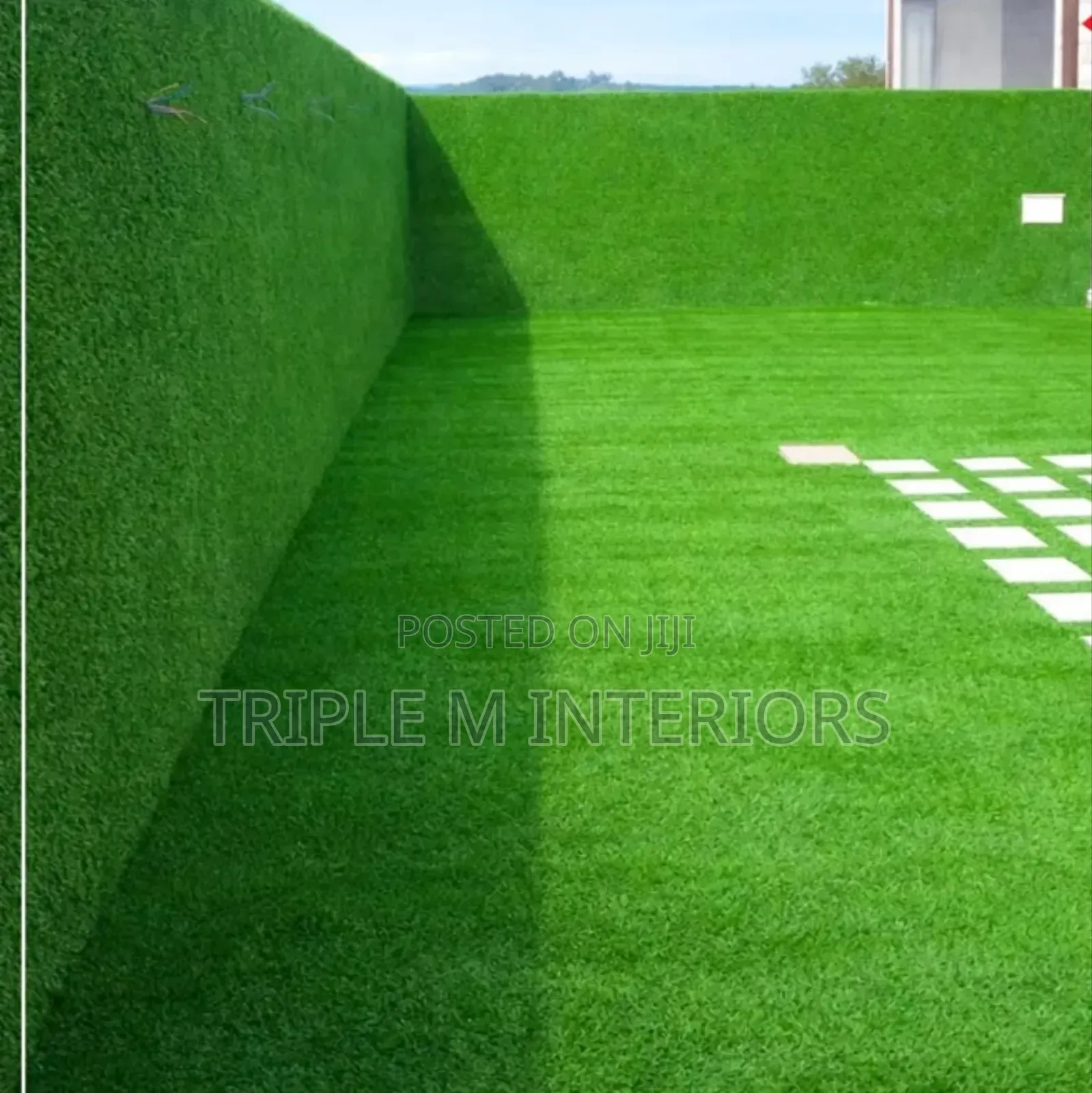Wall Mounted Artificial Grass Decor