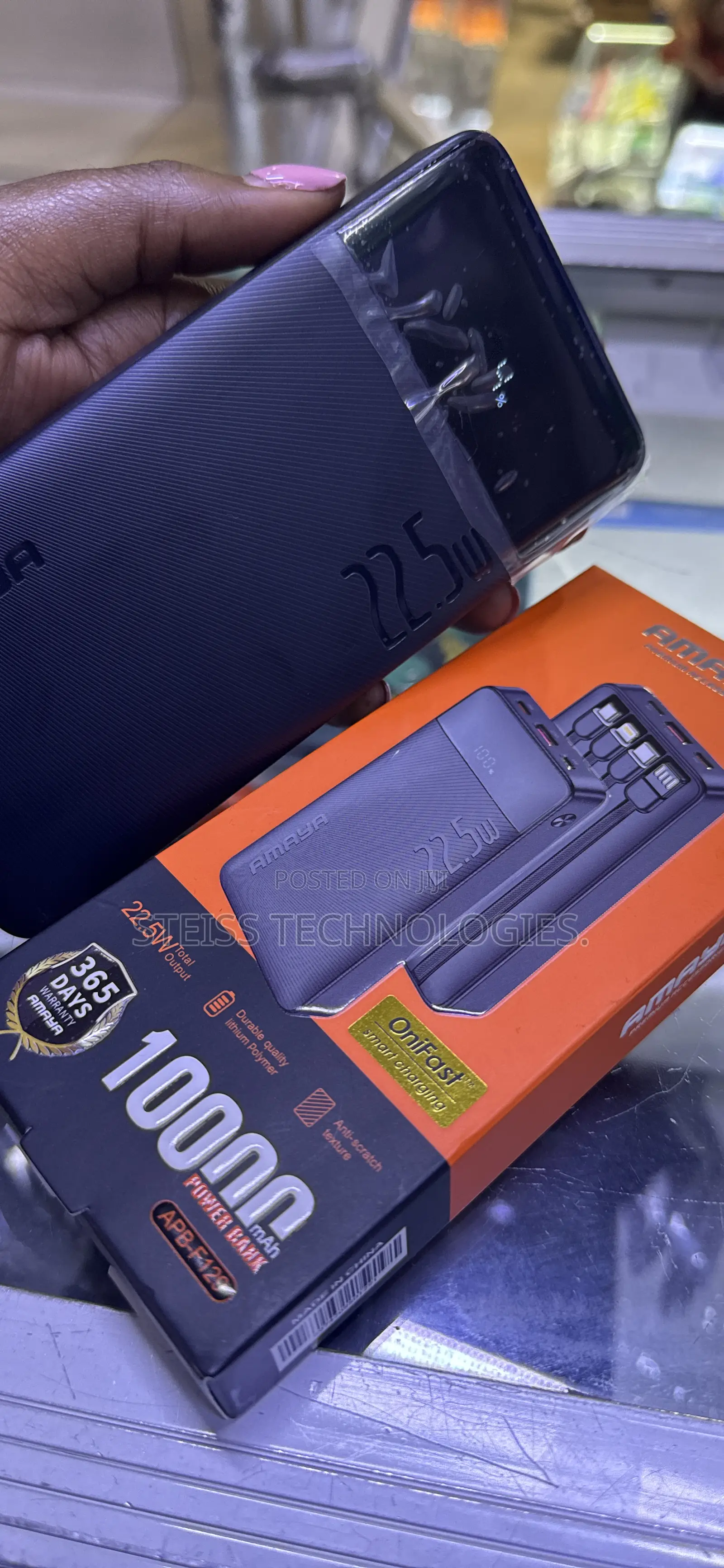 10000mah 22.5w Superfast Amaya Powerbank.