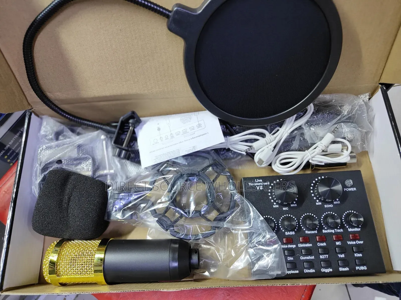 V8 Sound Card Professional Sound Card Kit