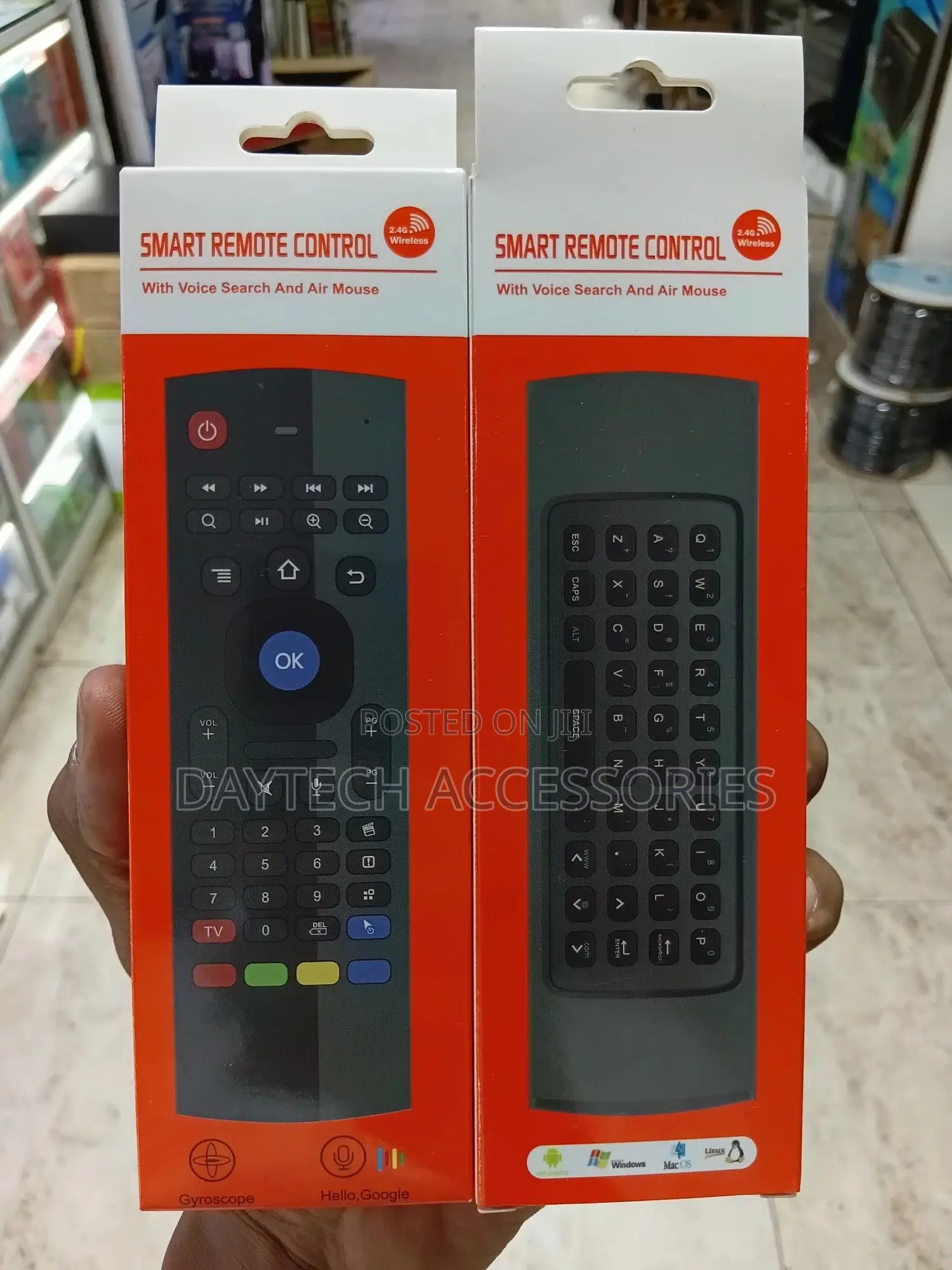 Wechip Mx3 Air Mouse and Wireless Keyboard Combo.