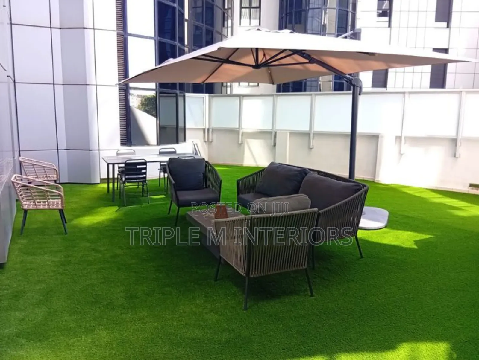 Elegant Faux Lawn for Cozy Corners 25mm