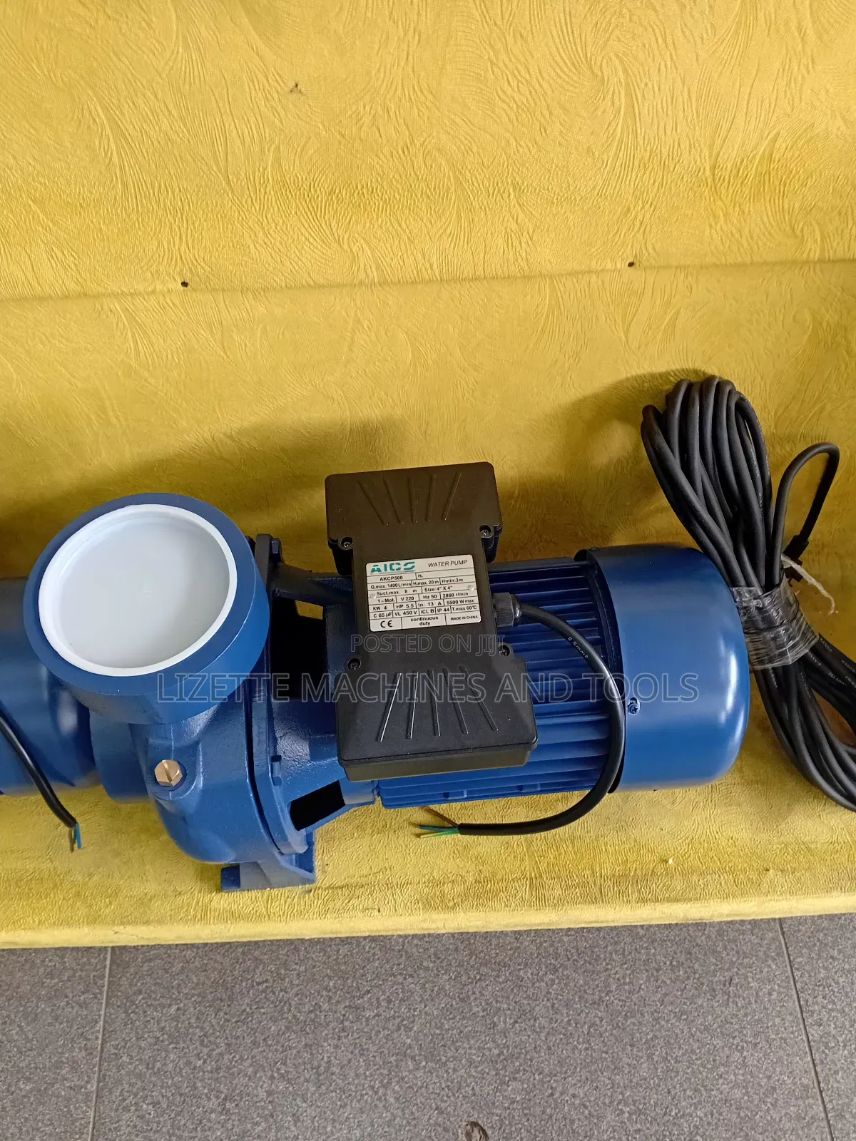 Aico 5.5hp Electric Surface Booster Pump 4" 4kw Single Phase