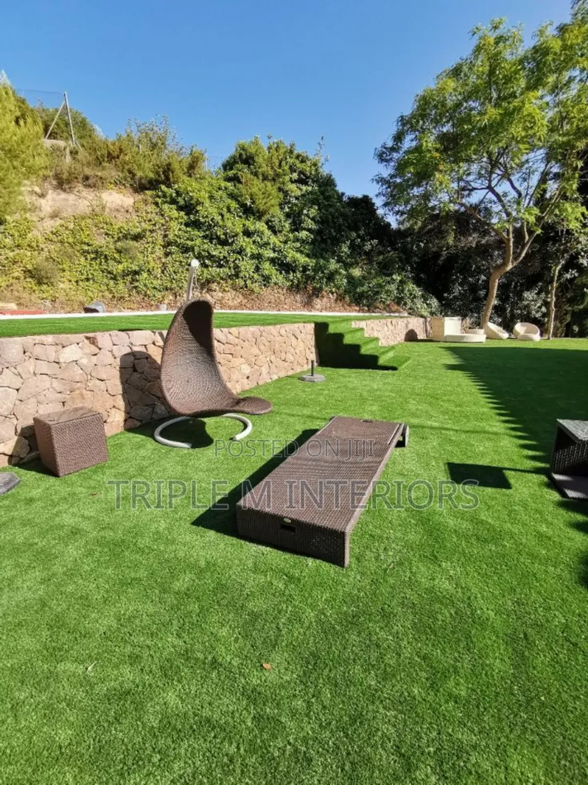 Soft Natural Look Outdoor Grass Carpet 35mm