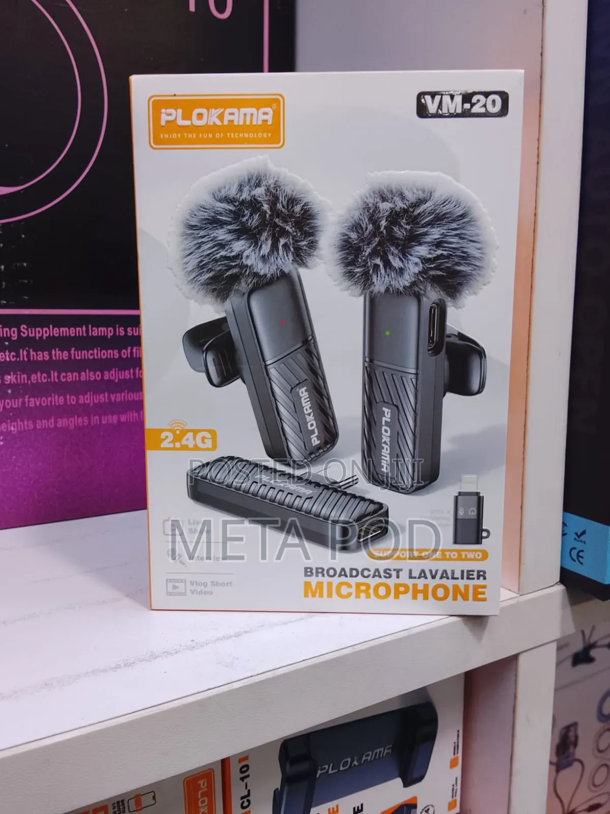 Plokama Broadcast Wireless Lavalier Microphone