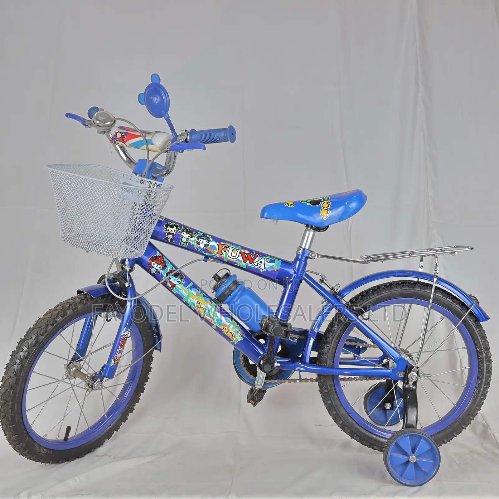 Fuwa Kids Bike Size 16 With Bell and Training Wheels