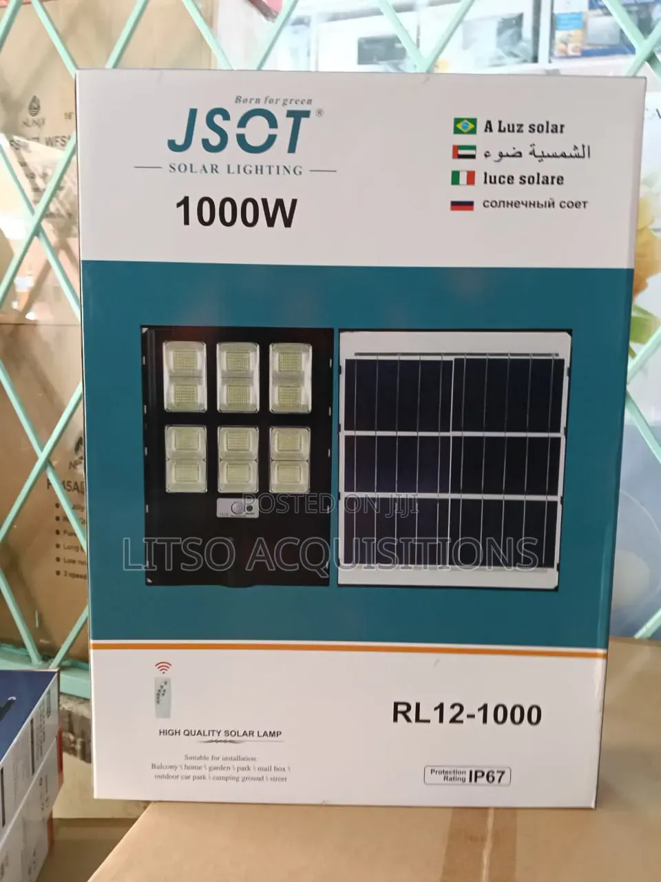 1000w Solar Street Light – Bright Energy Saving Outdoor Lighting