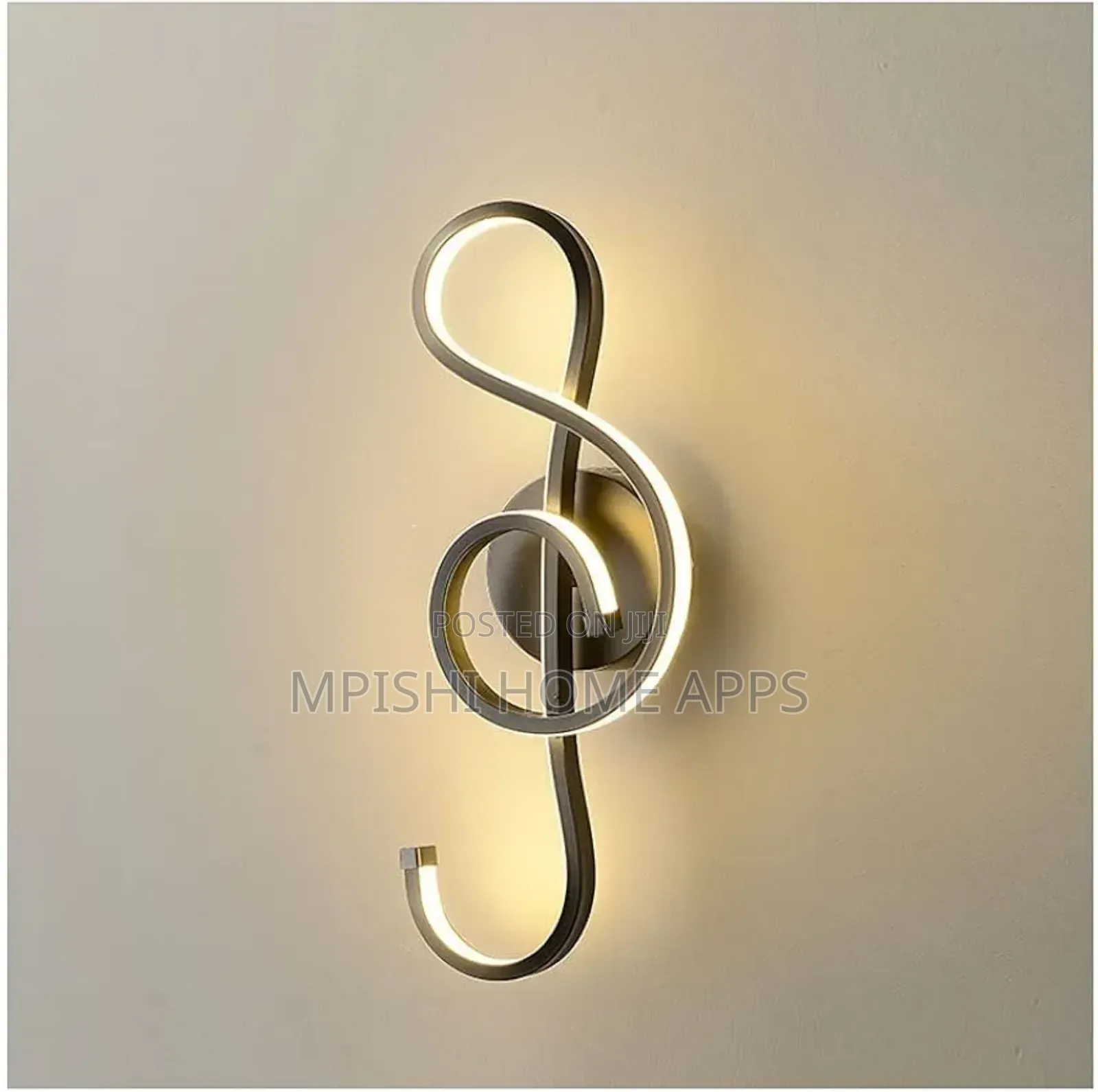 Music Symbol Led Wall Light