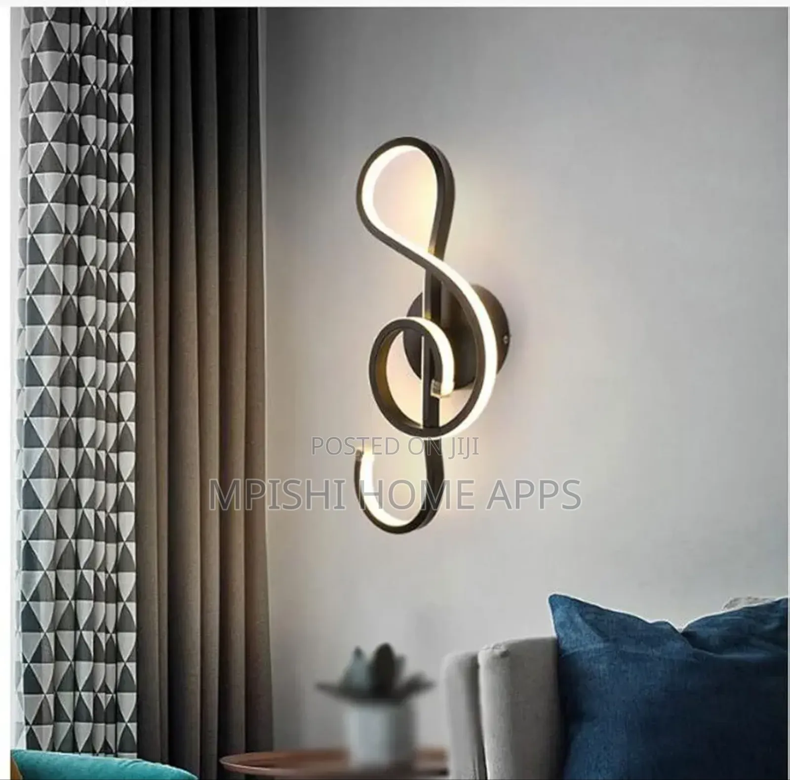 Music Symbol Led Wall Light
