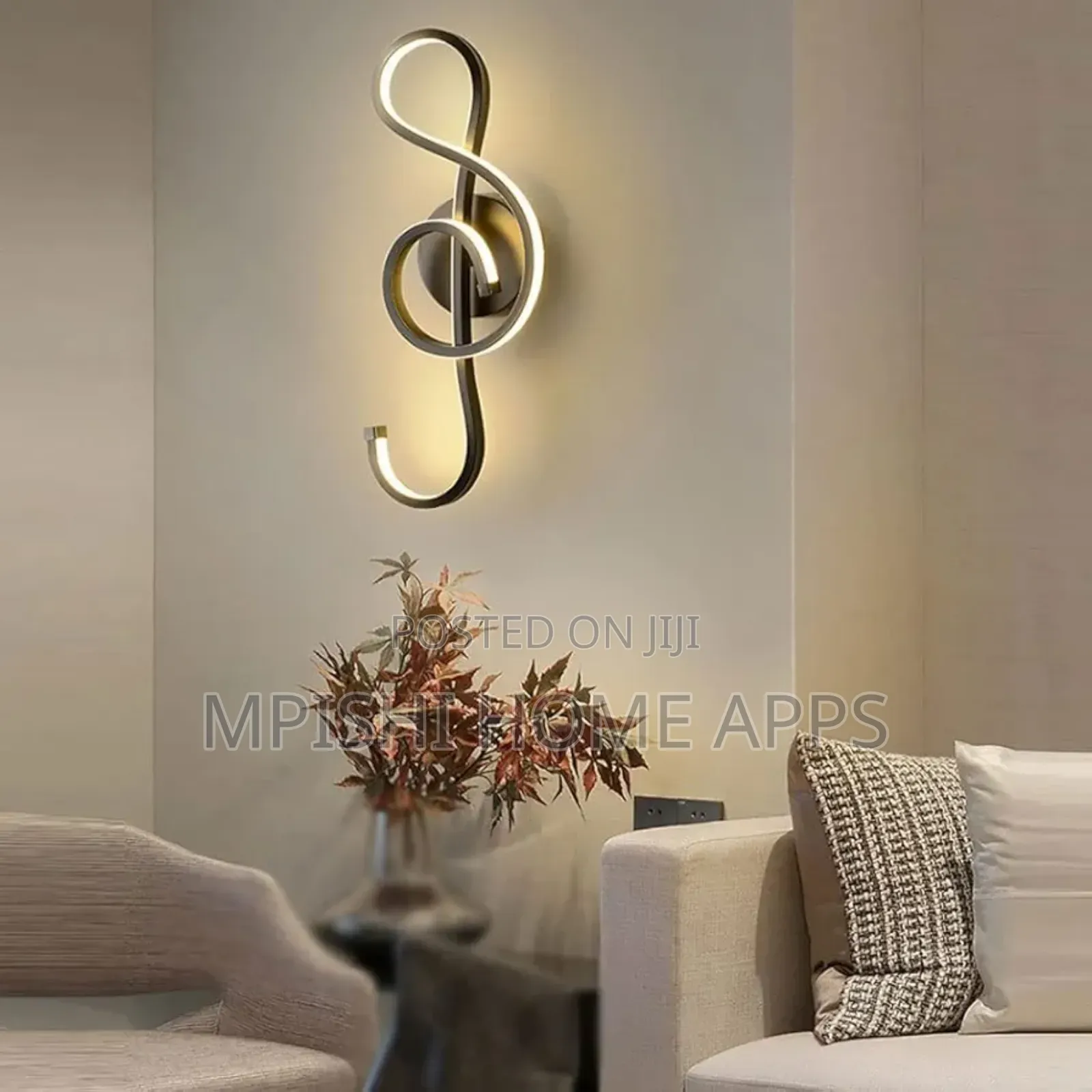 Music Symbol Led Wall Light