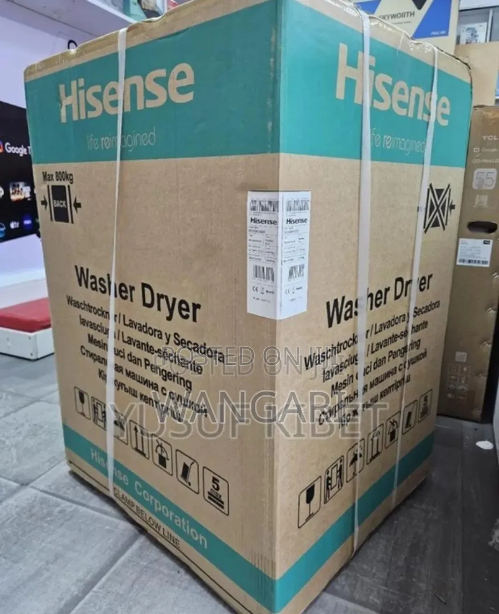 Restocked Stock. Hisense 8kgs Wash and Dry