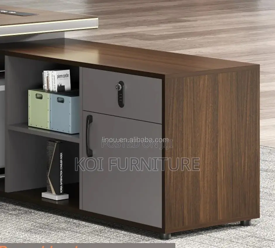 Office Desk; 1.8 Meters L Shaped Spacious Executive Office Desk