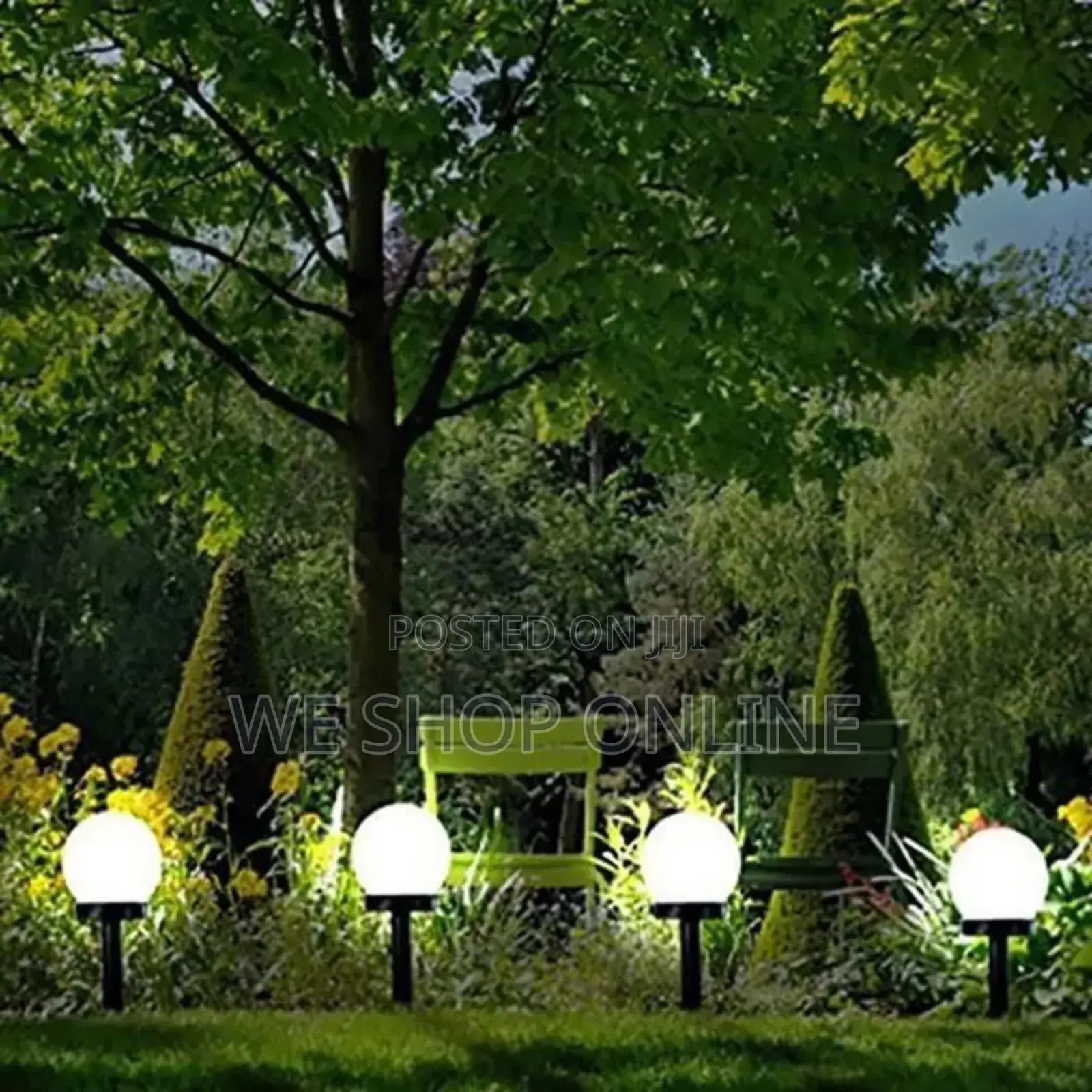 6 Pieces Outdoor Ball Solar Lights