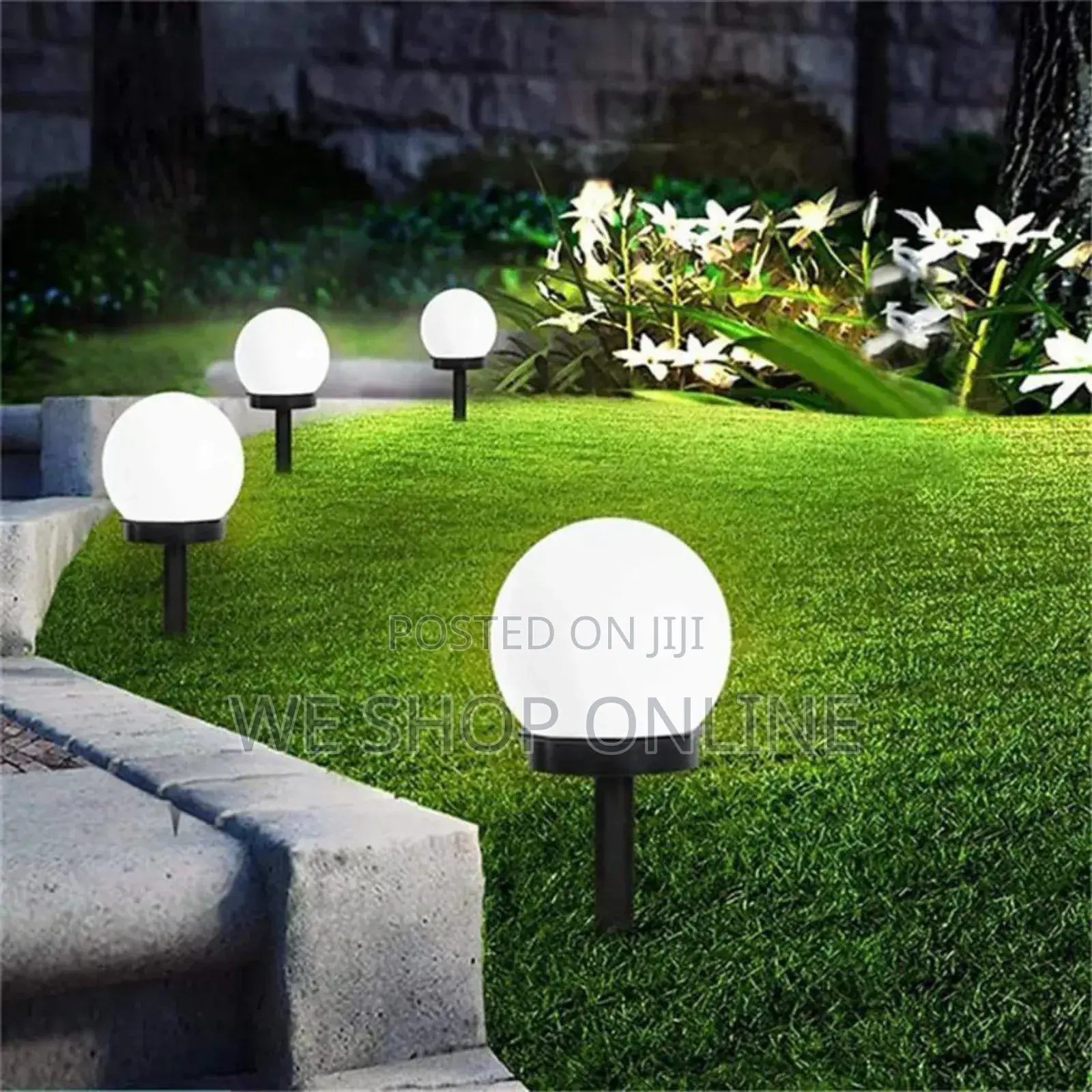 6 Pieces Outdoor Ball Solar Lights